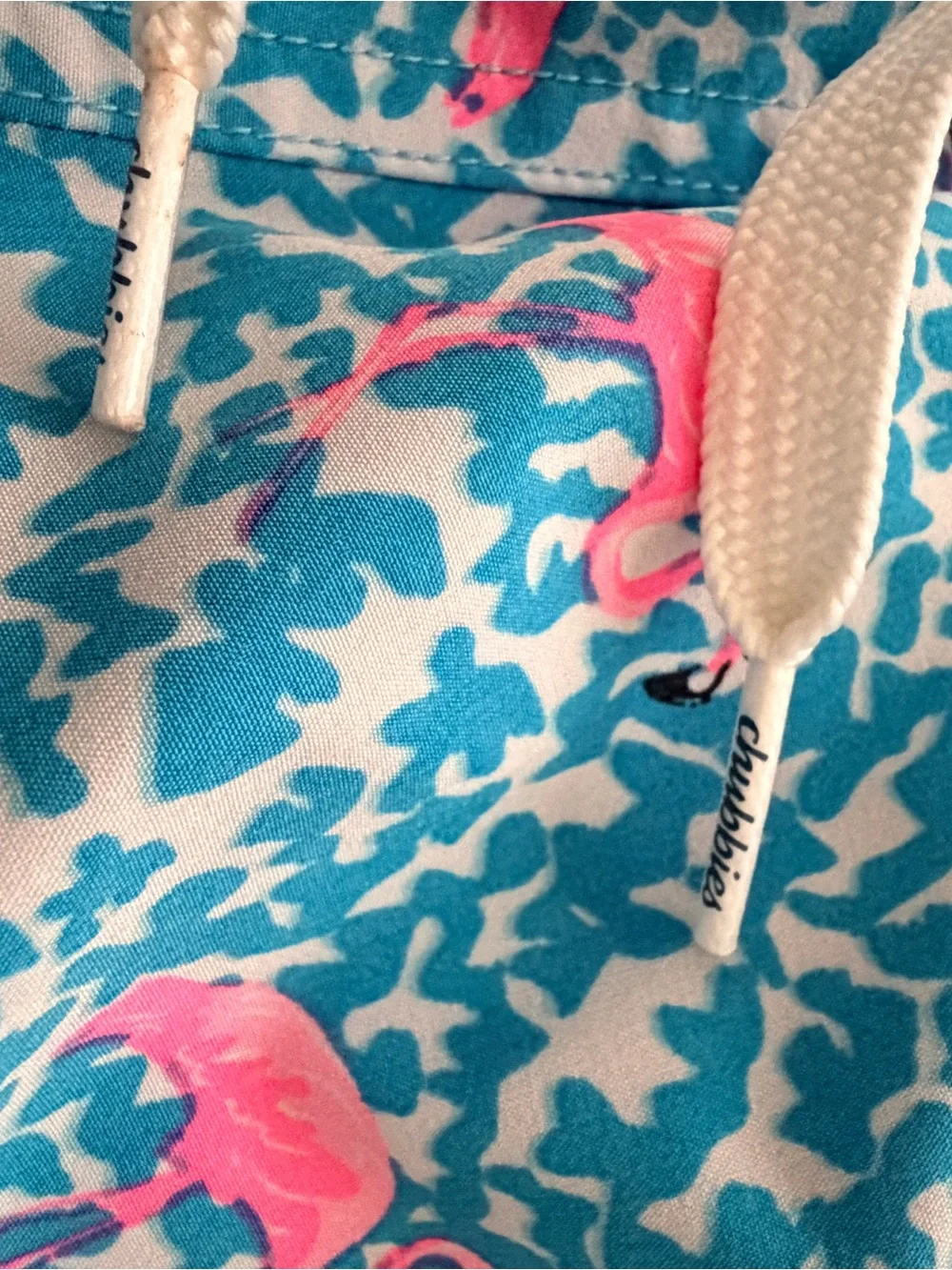 chubbies AXS Flamingo Pattern Swim trunks